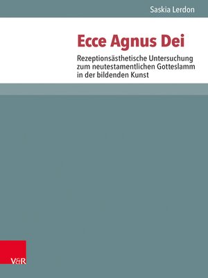 cover image of Ecce Agnus Dei